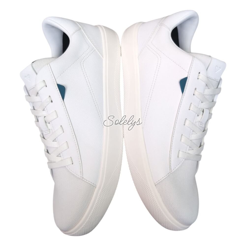 Vessi White Sneakers with Blue Accent - Picture 10 of 13
